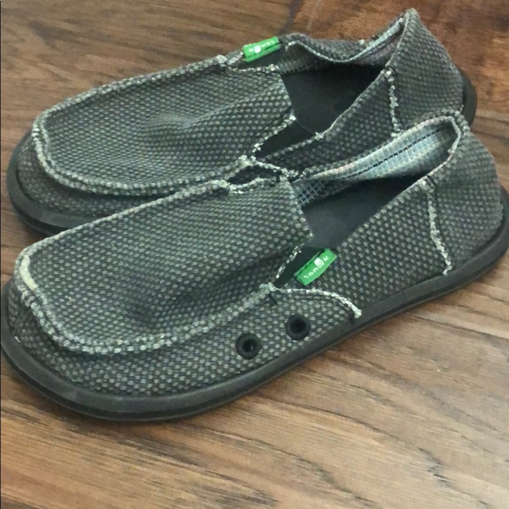 Boys Sanuk slip ons